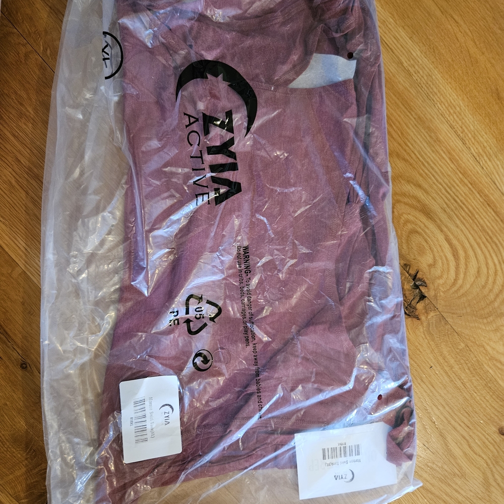 ZYIA Maroon Swirl Tank Top